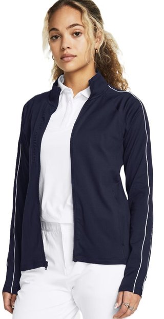 Under Armour Storm dámska midlayer chaqueta con cremallera completa, midnight navy/white