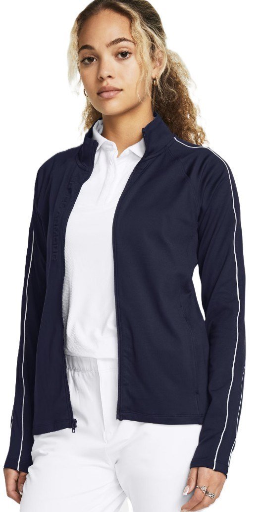 Under Armour Storm dámska midlayer chaqueta con cremallera completa, midnight navy/white