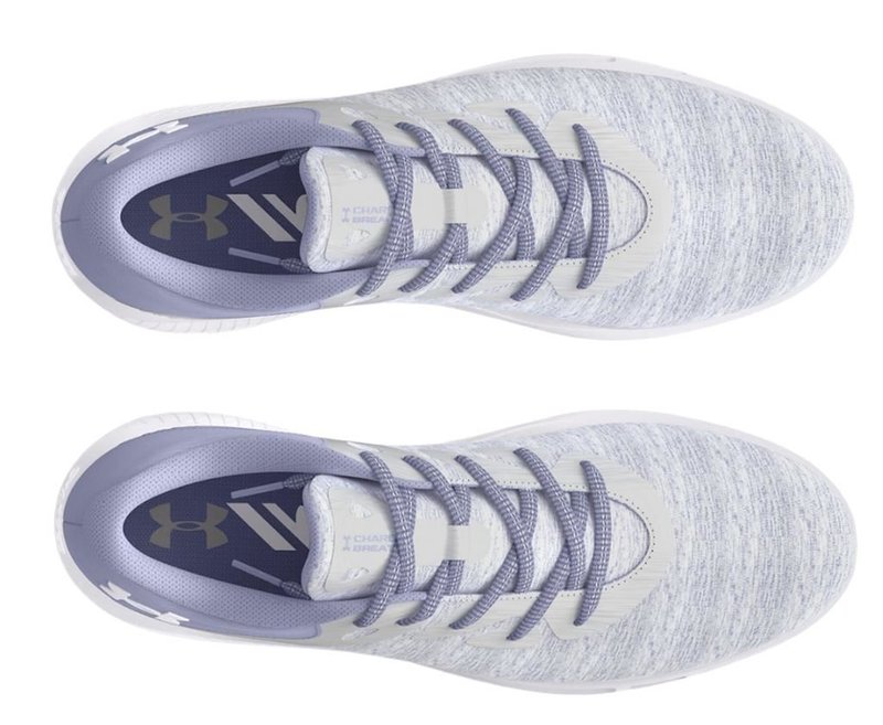 Under Armour Charged Breathe 2 Knit SL zapatos de golf de mujer, blancos