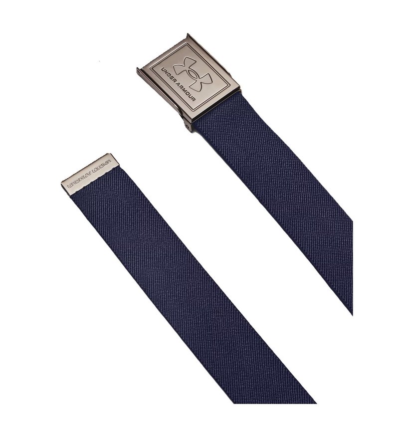 Under Armour Stretch Webbing cinturón de hombre, midnight navy/khaki base/castlerock