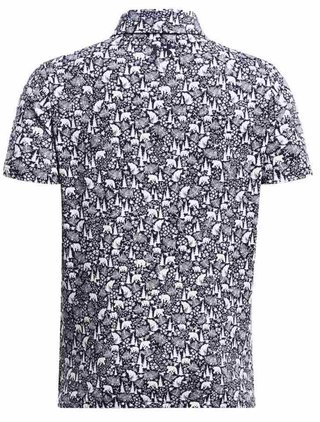 Under Armour Playoff Printed junior polo, midnight navy/white