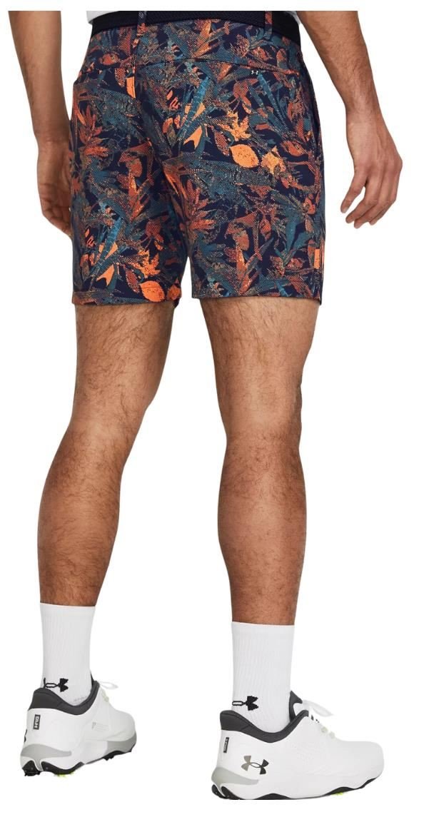 Under Armour Iso-Chill Printed 7 pantalones cortos de hombre, midnight navy/photon blue/halo gray