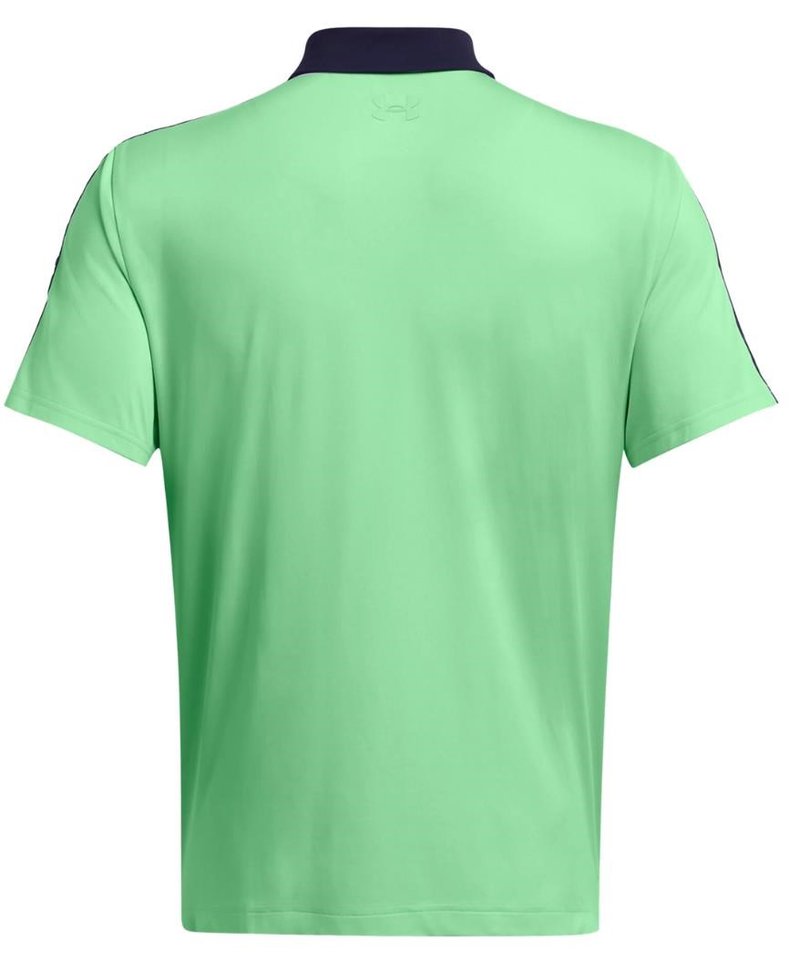 Under Armour Playoff 3.0 Striker polo de hombre, matrix green/midnight navy/white