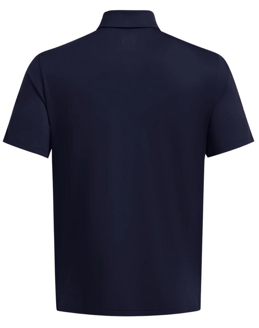 Under Armour Playoff 3.0 Striker polo de hombre, midnight navy/phoenix fire/white