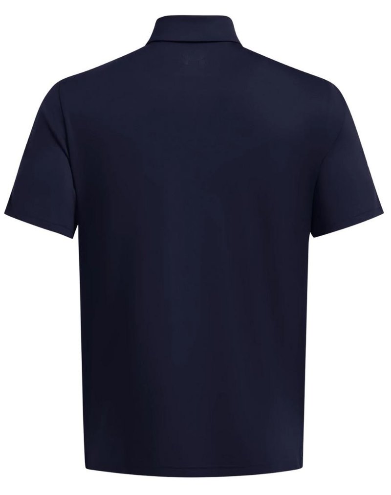 Under Armour Playoff 3.0 Striker polo de hombre, midnight navy/phoenix fire/white