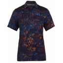 Under Armour Playoff 3.0 Printed polo de hombre, midnight navy/phoenix