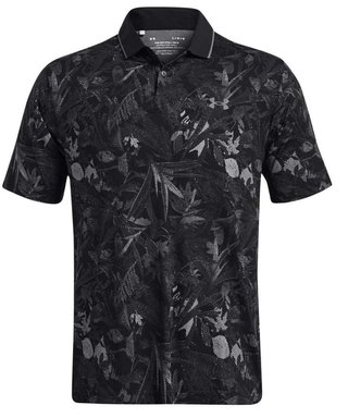 Under Armour Iso-Chill Edge polo de hombre, negro/gris pizarra
