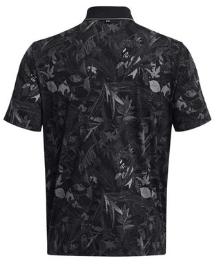 Under Armour Iso-Chill Edge polo de hombre, negro/gris pizarra