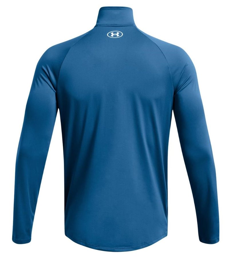 Under Armour Tech 2.0 1/2 Zip camiseta de manga larga para hombre, azul fotón/blanco