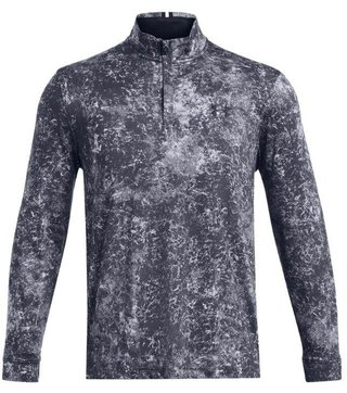 Under Armour Playoff Printed 1/4 Zip sudadera de hombre, downpour gray/midnight navy