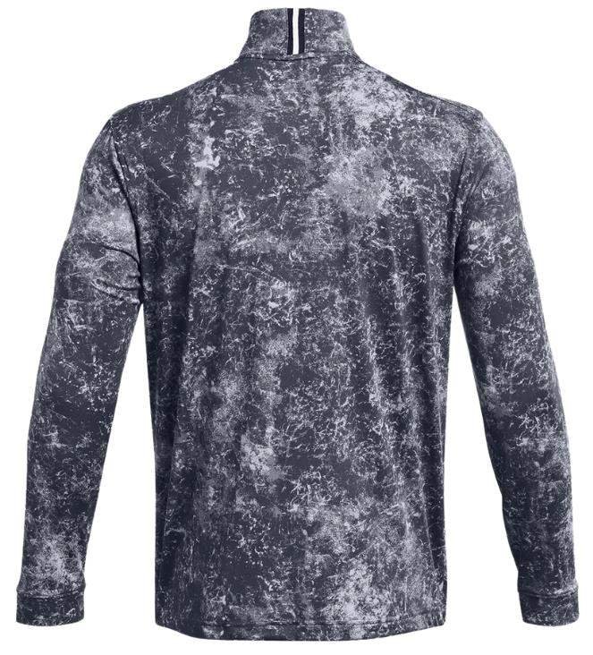 Under Armour Playoff Printed 1/4 Zip sudadera de hombre, downpour gray/midnight navy