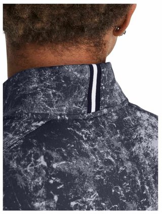 Under Armour Playoff Printed 1/4 Zip sudadera de hombre, downpour gray/midnight navy