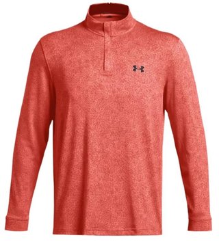 Under Armour Playoff Printed 1/4 Zip sudadera de hombre, coho/red solstice/black