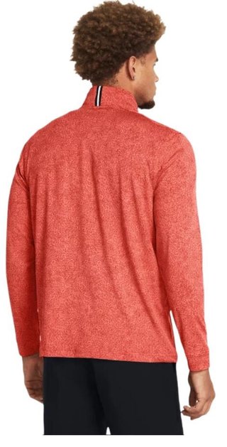 Under Armour Playoff Printed 1/4 Zip sudadera de hombre, coho/red solstice/black