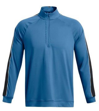Under Armour Storm Midlayer 1/2 Zip sudadera de hombre, photon blue/midnight navy/white