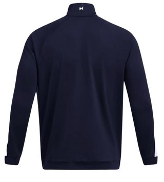Under Armour Storm Midlayer 1/2 Zip sudadera de hombre, midnight navy/matrix green/white