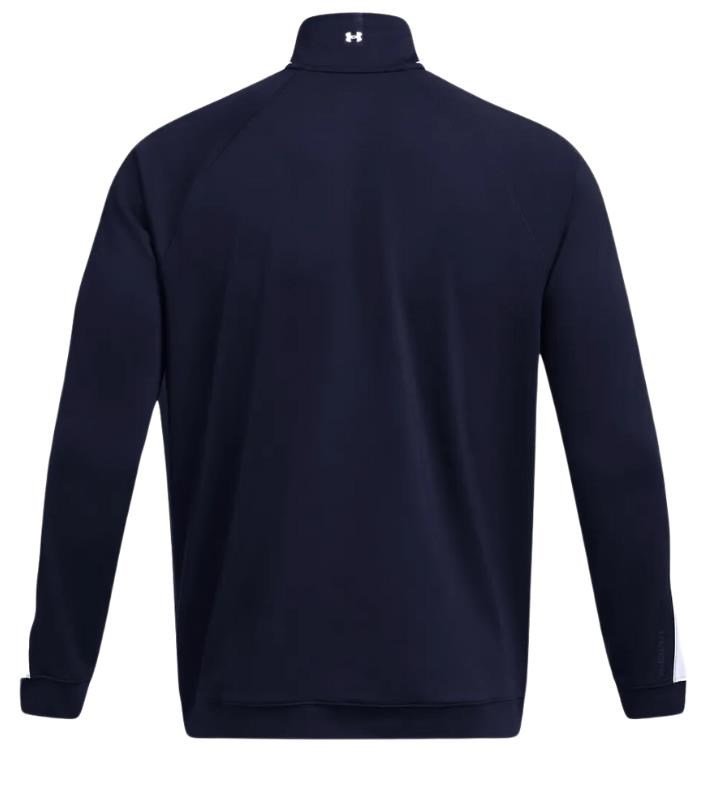 Under Armour Storm Midlayer 1/2 Zip sudadera de hombre, midnight navy/matrix green/white