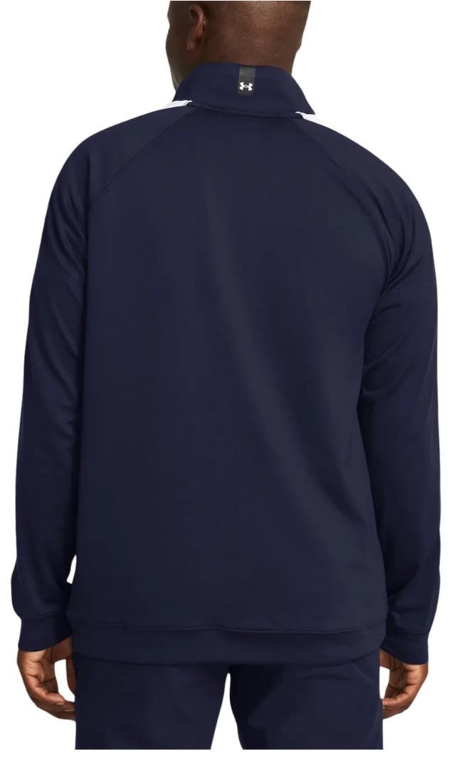 Under Armour Storm Midlayer 1/2 Zip sudadera de hombre, midnight navy/matrix green/white