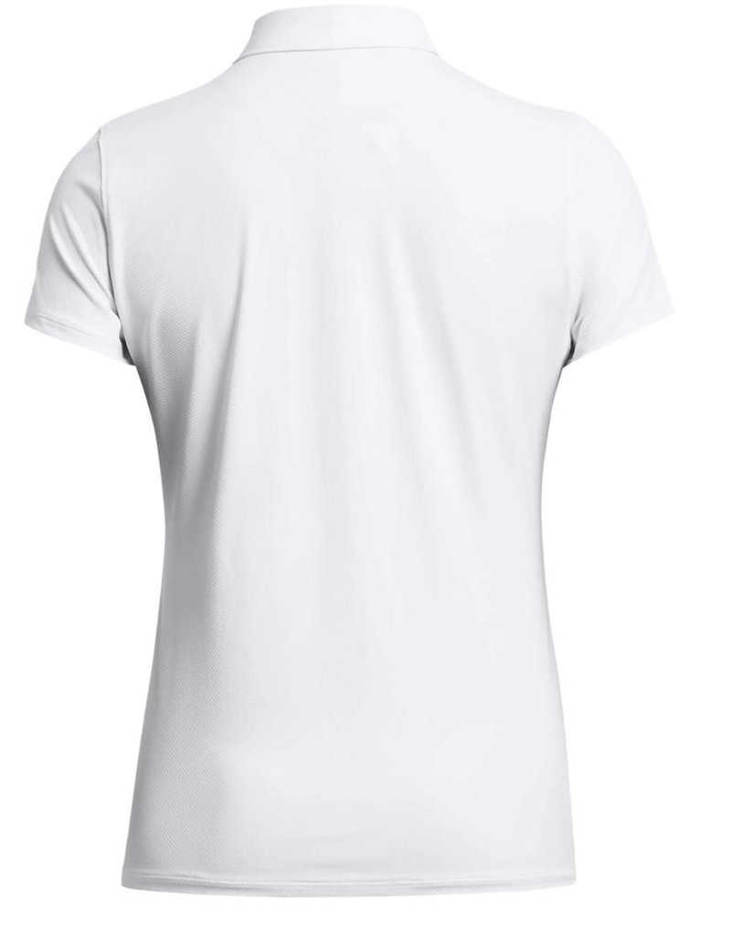 Under Armour Iso-Chill polo de mujer, blanco/azul marino