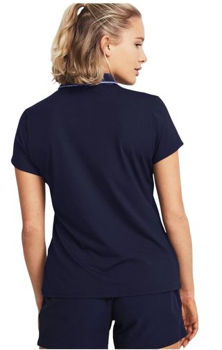 Under Armour Iso-Chill polo de mujer, midnight navy/starlight