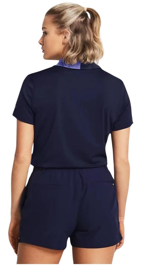 Under Armour Playoff Pitch polo de mujer, midnight navy/starlight