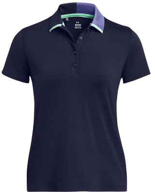 Under Armour Playoff Pitch polo de mujer, midnight navy/starlight