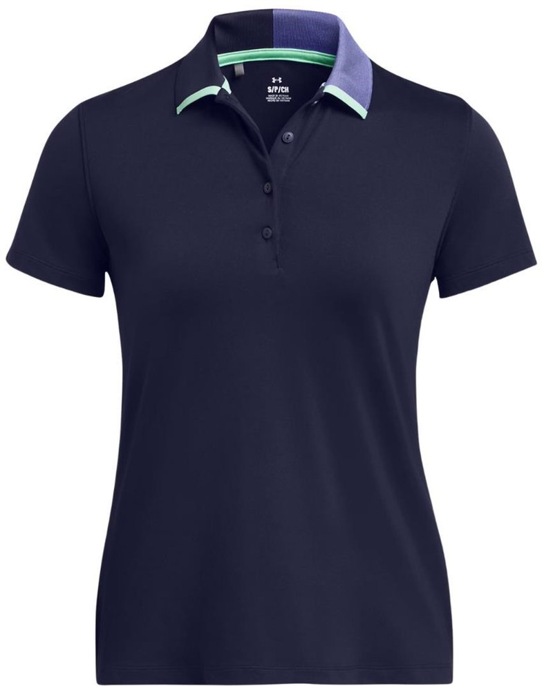 Under Armour Playoff Pitch polo de mujer, midnight navy/starlight