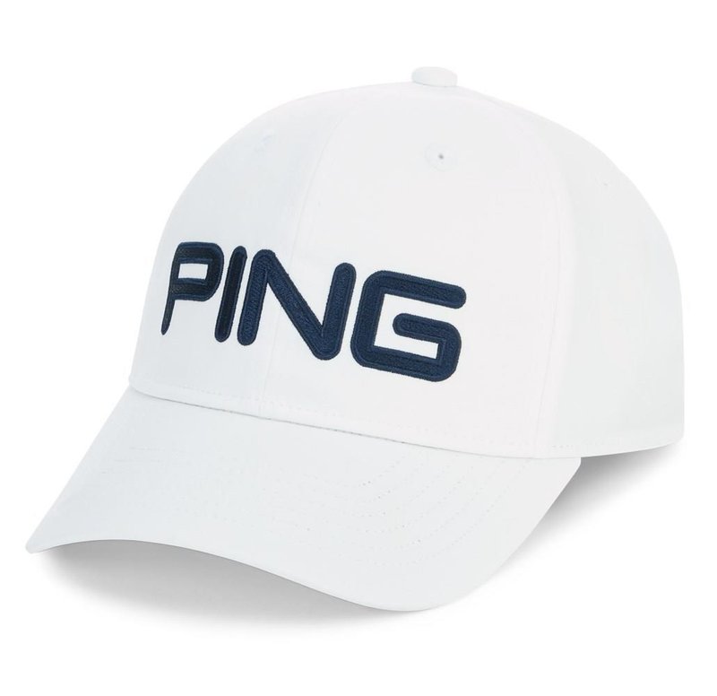 PING Unstructured gorra de hombre, blanca