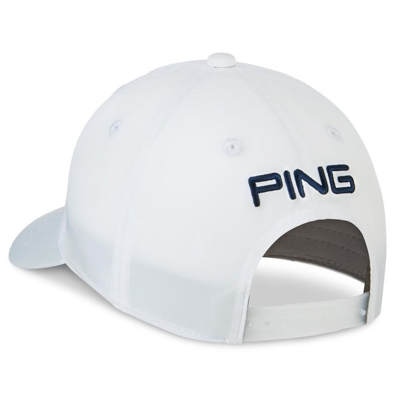 PING Unstructured gorra de hombre, blanca