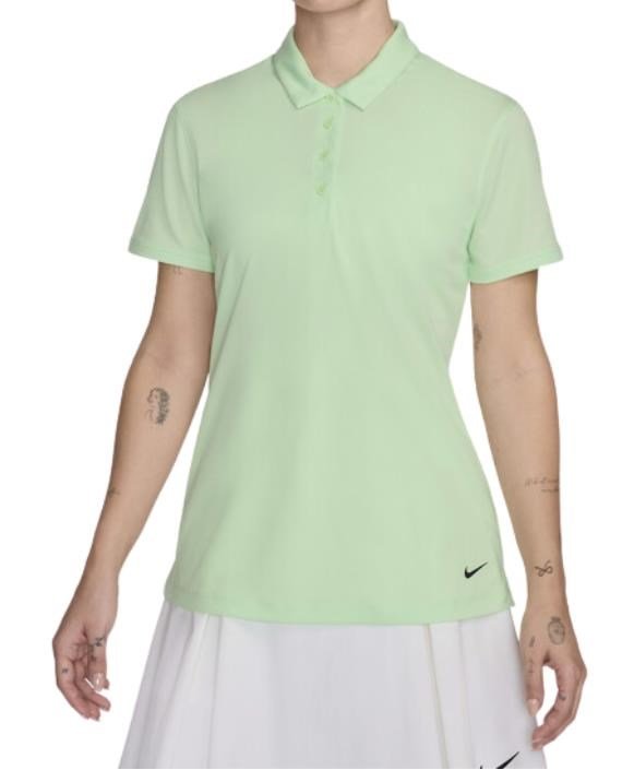 Nike Dri-FIT Victory polo de mujer, vapor green/black