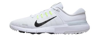 Nike Golf Nike Free Golf NN zapatos de golf unisex, blanco/platino puro/gris lobo