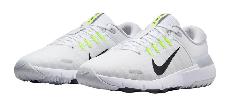 Nike Golf Nike Free Golf NN zapatos de golf unisex, blanco/platino puro/gris lobo