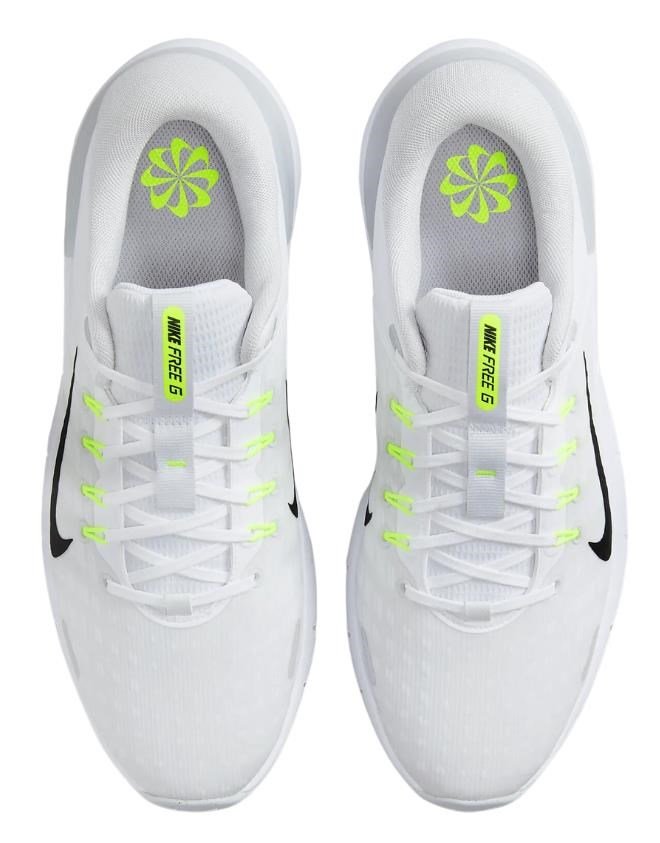 Nike Golf Nike Free Golf NN zapatos de golf unisex, blanco/platino puro/gris lobo