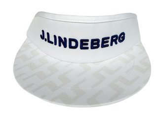 J.Lindeberg Viktor Print visera para hombre, blanca