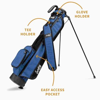 Sunday Golf Loma pencil bag, azul cobalto