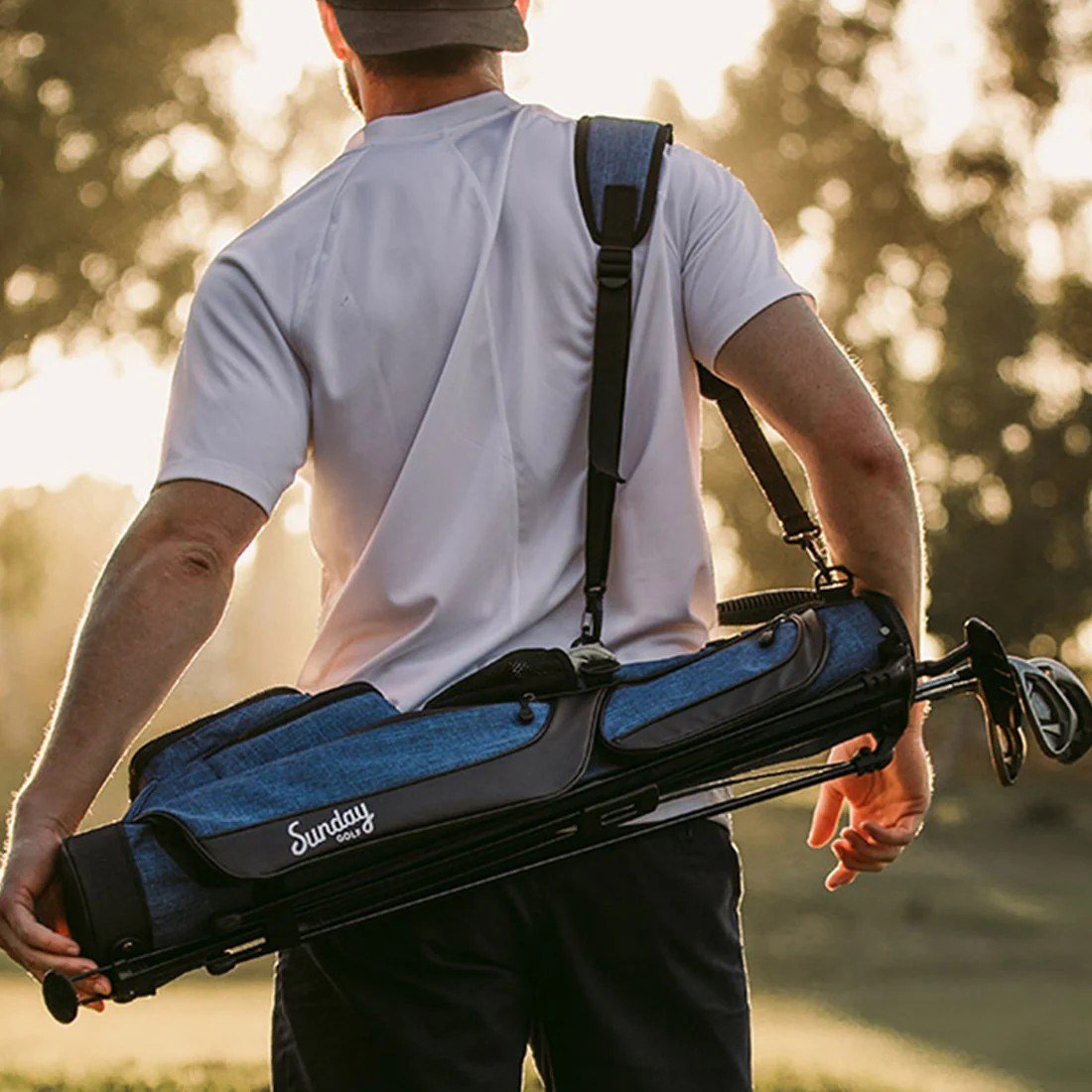 Sunday Golf Loma pencil bag, azul cobalto
