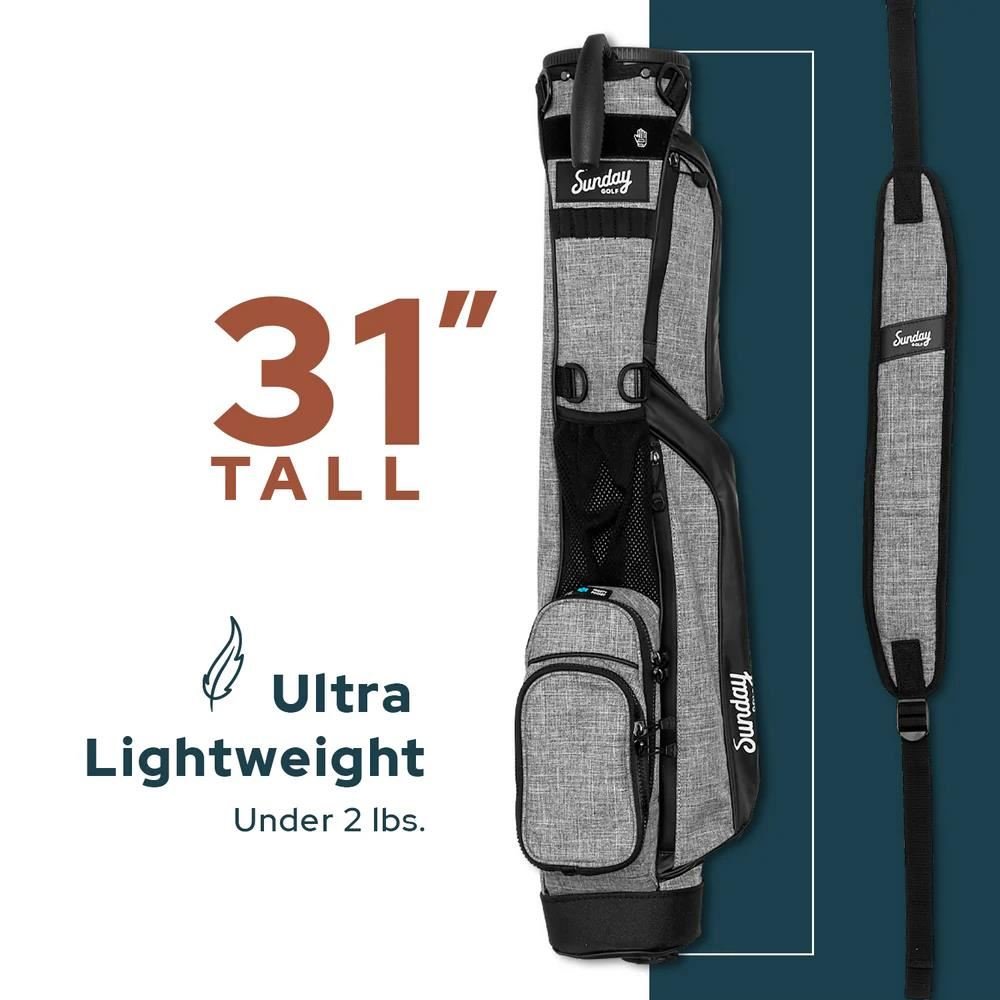 Sunday Golf Loma bolsa de palo, heather gray