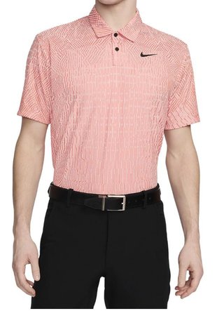 Nike Dri-Fit Tour ADV polo de hombre, guava ice/madder root