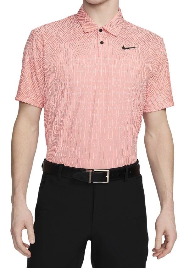 Nike Dri-Fit Tour ADV polo de hombre, guava ice/madder root