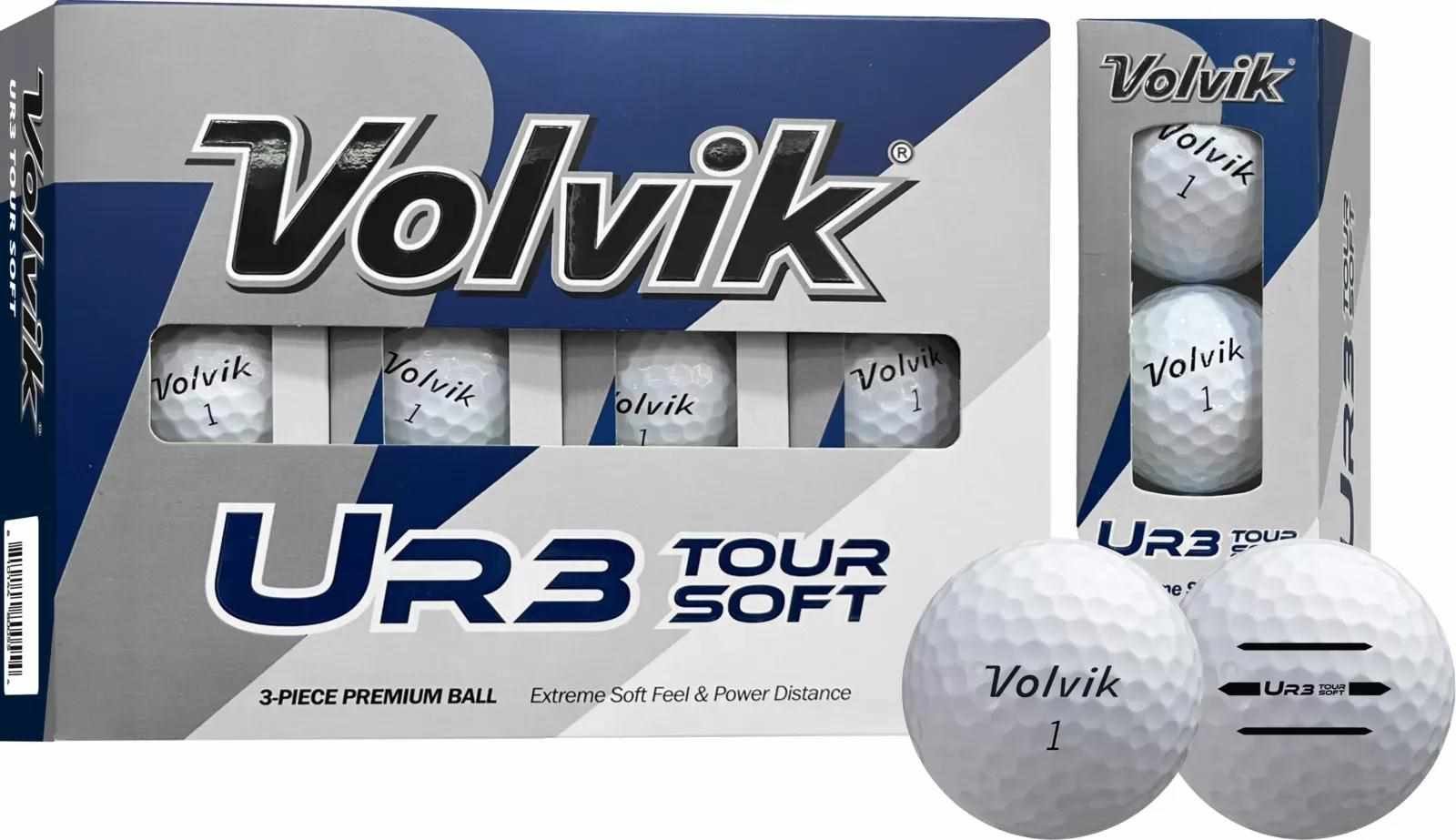 Volvik UR3 Tour Soft pelotas de golf