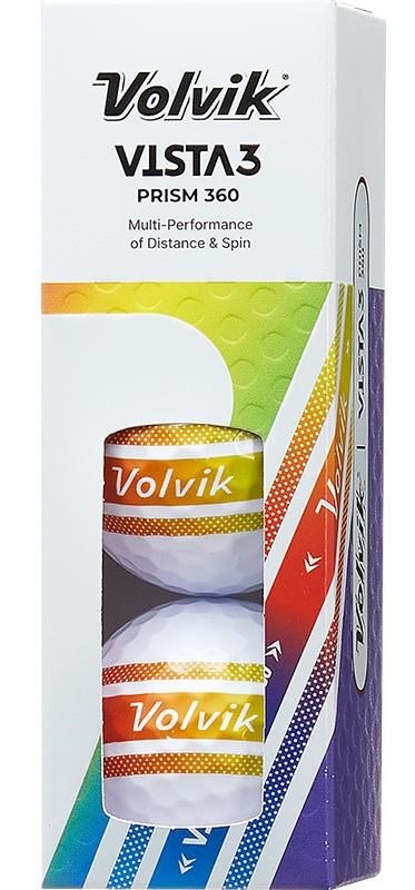 Volvik VISTA 3 PRISM 360 pelotas de golf