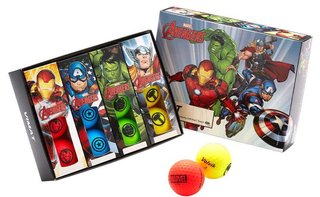 Volvik VIMAX MARVEL AVENGERS pelotas de golf, mix colours