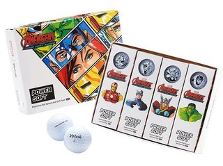 Volvik POWER Soft MARVEL AVENGERS pelotas de golf