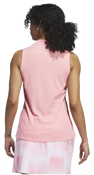 Adidas Ultimate 365 Sleeveless polo de mujer, semi pink spark