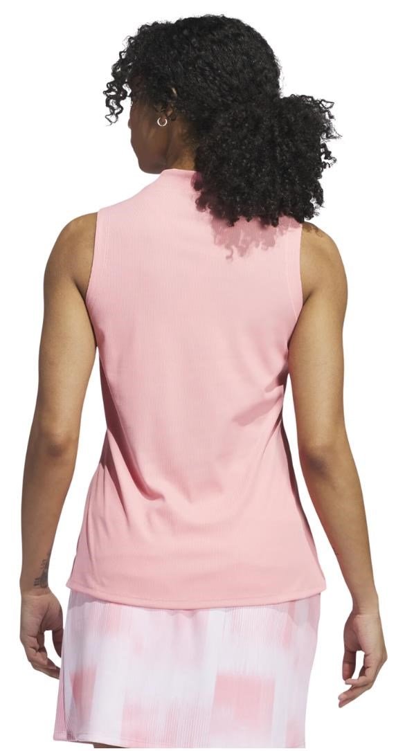 Adidas Ultimate 365 Sleeveless polo de mujer, semi pink spark