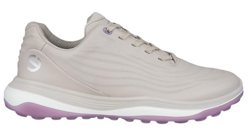 Ecco Lt1 zapatos de golf para mujer impermeables, grises