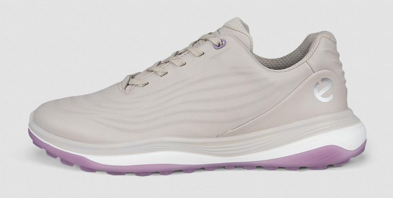 Ecco Lt1 zapatos de golf para mujer impermeables, grises
