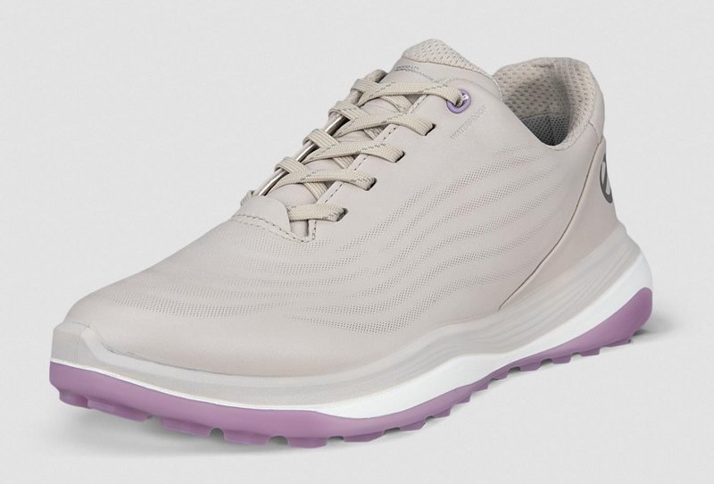 Ecco Lt1 zapatos de golf para mujer impermeables, grises