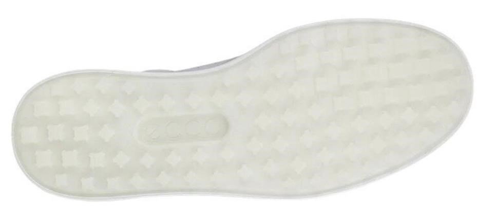 Ecco Street 720 zapatos de golf para hombre, blanco/negro/grava