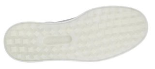 Ecco Street 720 zapatos de golf para hombre, blanco/negro/grava